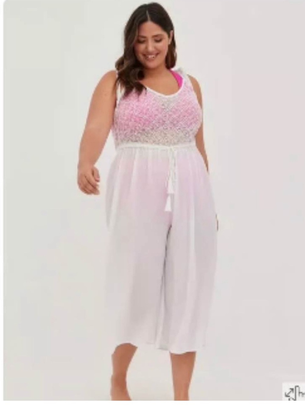 🌴🌴torrid WHITE swimsuit jumper coverup 🌞🔥